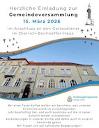 Einladung zur Gemeindeversammlung