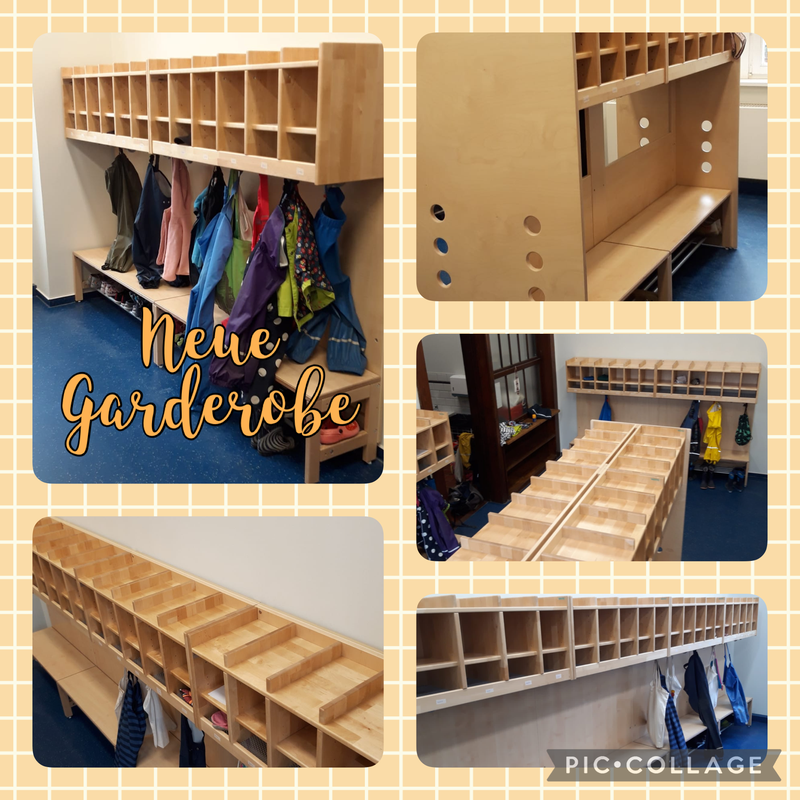 neue Kita-Garderobe im Haus Hans